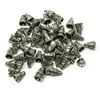 50 Cone, Loose Beads, Caps or Terminators 11x9mm Antiqued Silver Cast Zinc Metal