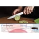 thumbnail image 5 of Juego de 4 Cuchillos de Cocina con Cuchillos Japoneses de Acero Inoxidable Alemán de Varios Tamaños, Cuchillos Ultra Afilados para Cortar, Rebanar y Cortar (Patrón Martillado Irregular), 5 of 6