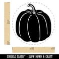 thumbnail image 2 of Realistic Pumpkin Fall Thanksgiving Halloween Self-Inking Rubber Stamp Ink Stamper - Orange Ink - Mini 1/2 Inch, 2 of 7