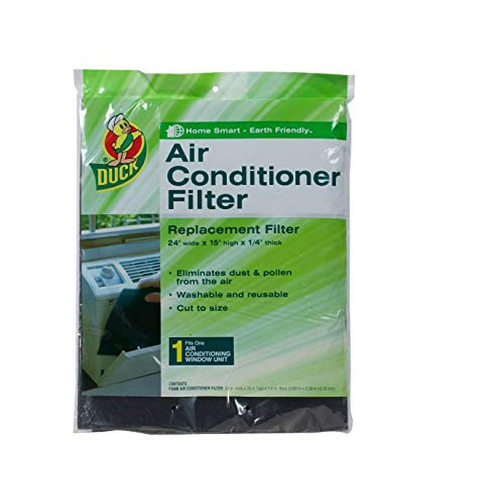 Air Conditioner Filter Replacement 24" wide x 15" high x 1/4" thick 2