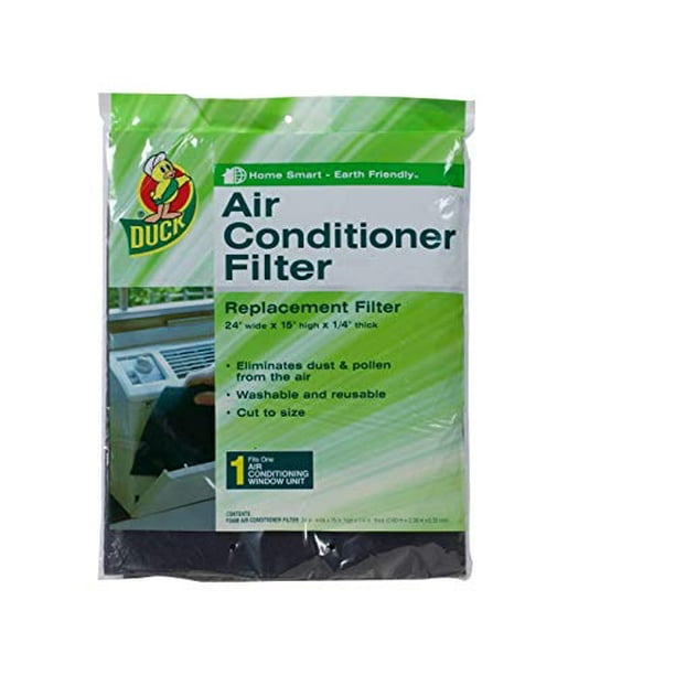 Air Conditioner Filter Replacement 24" wide x 15" high x 1/4" thick 2