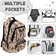 thumbnail image 7 of Jeiento Camo Deer Bow School Backpacks for Girls 8-12 Bookbags Large Capacity School Bags with Zipper Pockets for Primary Students 17 Inch Rucksack, 7 of 7