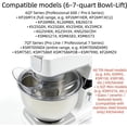 thumbnail image 3 of 6-7 QT Tilt-Head Stand Mixer Splash Guard, Food Grade Durable Mixer Bowl Cover with Tight Seal, Anti-Spill & Anti-Leak Design, Compatible with KitchenAid Tilt-Head Mixers, Dishwasher Safe, 3 of 5