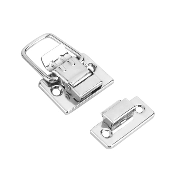 Biuzii Loquets, 10 pièces Attache en Argent Durable à Bascule loquet Attraper Coffre Valise boîtes coffres Serrure