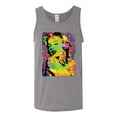thumbnail image 2 of Wild Bobby, Colorful Woman Marilyn Monroe Pop Culture Mens Graphic Tank Top, Heather Grey, 3XL, 2 of 3
