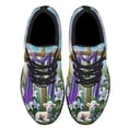 thumbnail image 2 of EaStr Day Lamb Purple Cloth on Cross Shoes Sneakers Black Size 9, 2 of 7