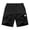 Black, variant on TinyBloomm Kids Boys Elastic Waistband Cargo Shorts Running Shorts Pull On Jogger Quick Drying Stretch Sports Shorts With Pockets, Size 7-8 Years