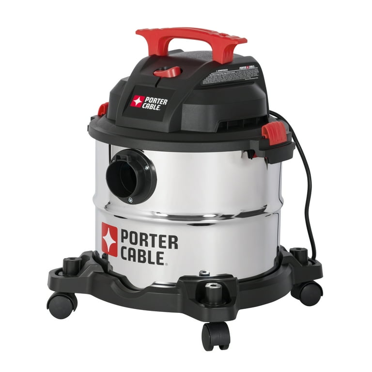 Porter-Cable Stainless Steel Wet/Dry Vacuum Cleaner, PCX18115, 5