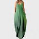 thumbnail image 2 of Vestido largo de playa ajustado con estampado de tinte anudado sin mangas con escote en V y cintura media de tirantes sexis de verano a la moda para mujer Pompotops ghjkhdj7904, 2 of 5