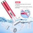 thumbnail image 2 of Electric Razor for Women, 5 in 1 Cordless Face Shaver Set, Rechargeable Wet & Dry Lady Razor for Women for Bikini Line, Nose Hair, Eyebrow, Arm, Leg, 2 of 8