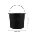 thumbnail image 3 of Kitchen Compost Bin Inner Replacement Bucket With Handle Large Capacity Trash Can Inner Bucket For Living Room Bedroom Use 6.8L, 3 of 5