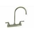 thumbnail image 2 of Empire Brass U-YCH800GS Chrome 8" Hi-Arc Kitchen Faucet with Tea Pot Handles, 2 of 3