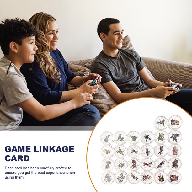 Tarjeta De Vinculación Del Juego Chip NFC de Breath of The Wild The Legend of Zelda para regalo de niños (redondo) Ndcxsfigh libre de BPA