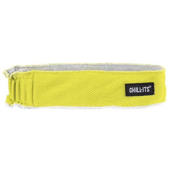 Ergodyne Chill-Its 6605 Absorptive Moisture-Wicking Headband, Lime