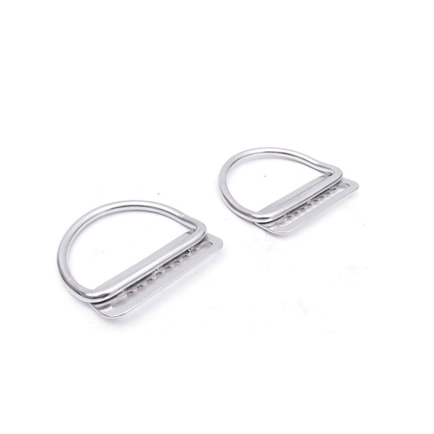 Soidarity 2 uds., bolsas con hebilla de anillo en D, monedero de buceo, suministros de Metal, accesorios, correas, cierre soldado, mango de Deportes acuáticos