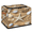 Multicolor 3, variant on CURLYOOT Starfish Seashell Storage Bin with Zipper Lid Foldable Storage Basket Box Farmhouse Wooden Clothes Organizer Container for Closet, Shelf, Bedroom, Home Decor