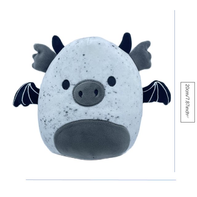 Muñeco salamandra dinosaurio Hexagonal vaca almohada con forma de seta muñeco de tiburón juguete de peluche al por mayor