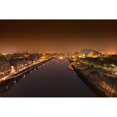 thumbnail image 2 of City And River Tyne Illuminated At Night; Newcastle Northumberland England Poster Print (19 x 12), 2 of 4