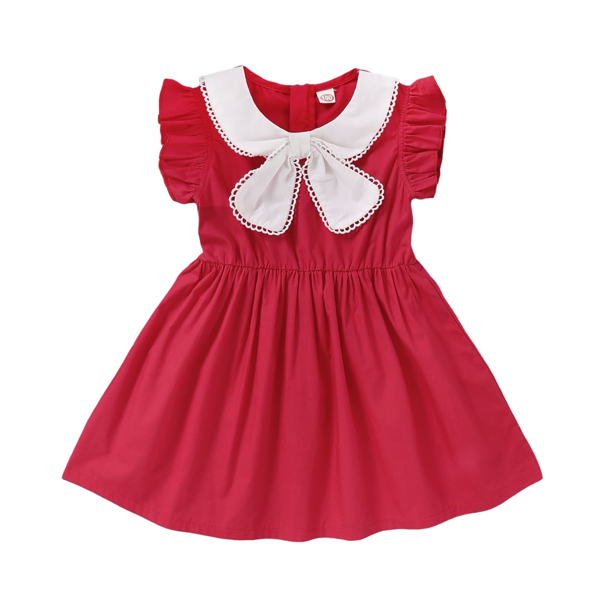5T Kids Girl Clothes Little Girl Dress Sleeveless Summer Dress 56