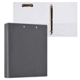 thumbnail image 3 of Haosy 2 Pack Hardcover 3 Ring Binder 1.5 Inch Ring Decorative Binder Organizer for Home School Office, Space Gray, 3 of 10