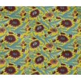 thumbnail image 4 of oneOone Cotton Flex Fabric Leaves & Floral Block Fabric Prints By Yard 40 Inch Wide, 4 of 4