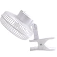 thumbnail image 5 of Genesis Ventilador de mesa convertible con clip de 6 pulgadas y ventilador con clip, dos velocidades silenciosas, ideal para el hogar, la oficina, el dormitorio, más blanco (A1CLIPFANWHITE), 5 of 5