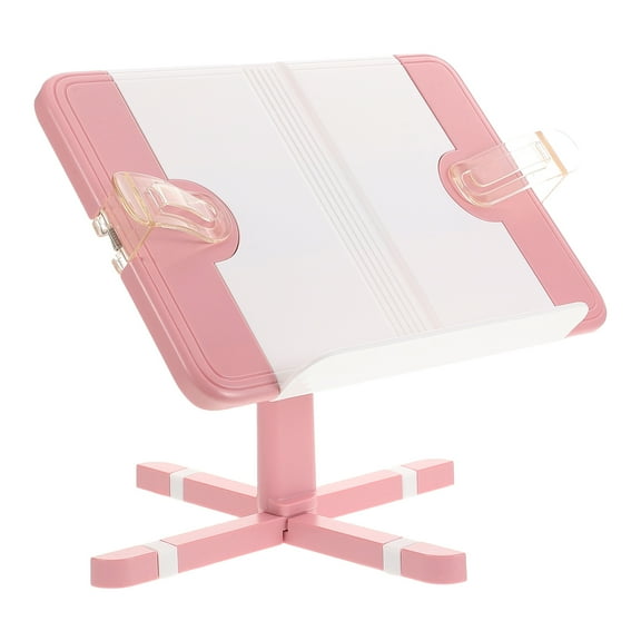 TABLZONE Tabletop Music Stand Portable and Adjustable Height Plastic Reading Rest for Music