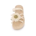 thumbnail image 5 of BLISSFUL STEP Women's Floral Sandals Slip on Open Toe Flats Sandals, 5 of 6
