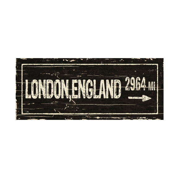 Trademark Fine Art 'Destination Signs IV' Canvas Art by Pela Studio