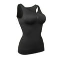 Youloveit Seamless Compression Abdomen Control Vest Upper Body Shaper Ladies Built In Removable