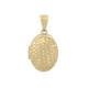 thumbnail image 1 of Dije Relicario Oval Facetado Oro Sólido 14k, 1 of 5