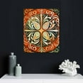 thumbnail image 5 of QZHH  Vintage Mandala Flowers Wall Art- Prints for Wall Decor - Bohemian, Mexican, Talavera, Moroccan & Middle Eastern Decor - Boho Wall Decor For Bedroo - Bathroom Artwork for Wall, 5 of 5