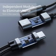 thumbnail image 6 of USB c to 3.5mm Headphone and Charger Adapter with 60w Fast Charging, 2-in-1 USB C PD 3.0 Charging Port to Auxiliary Audio Jack and Fast Charging Dongle Cable Cord (2 Ports - Gray), 6 of 7