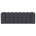 thumbnail image 3 of Summer Fabric Upholstered Tufted Accent Bench Charcoal, 3 of 8