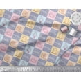 thumbnail image 3 of Soimoi Gray Cotton Duck Fabric Text & Cat Animal Fabric Prints By Yard 42 Inch Wide, 3 of 3