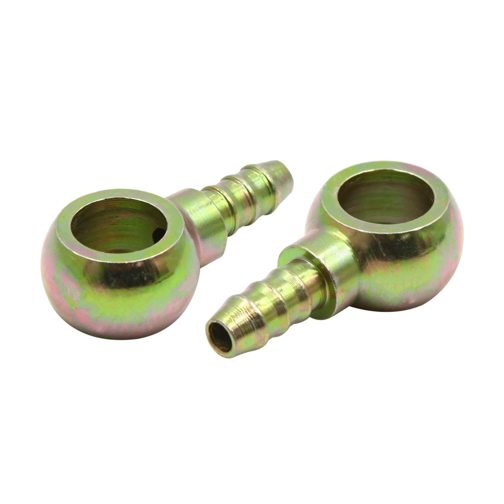 8mm ID Hose Barb 16mm Banjo Fitting Fuel Line Adapter for Motorcycle