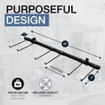 thumbnail image 4 of StoreYourBoard Chair Storage Rack Triple – Heavy Duty Folding Chair Rack for Home & Garage Organization, Holds 300 lbs, Chair Hangers for Folding, Patio, Beach & Camping Chairs, 4 of 5