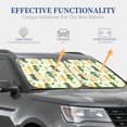 thumbnail image 4 of Fotbe Seahorse 2-Piece Car Windshield Sun Shade | Sun Blocker for Car Windshield | Foldable Automotive Interior Accessories for Sun Protection-Large, 4 of 6