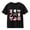 Black, variant on Girls Watercolor School Stationery Bow Graphic T Shirt Short Sleeve Crew Neck Cotton Casual Tee for Kids (Light Blue, 2-3 Years)