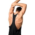 thumbnail image 3 of Kalauyu Round Neck Thin Strap Cotton Sleeveless for Men Tank Top,Stringer Muscle Shirt for Gym Bodybuilding Competitions, 3 of 4