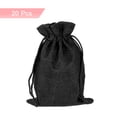 thumbnail image 3 of Bolsas de Yute Uxcell con Cordón, Sacos de Favor, Bolsas de Joyería para Regalos, Negros, 3 of 7