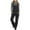 Black(Fashion), variant on Coorders Women's Insulated Waterproof Ski Bib with Pockets, Mountain Overalls Snow Windproof Snowboarding Pant, Women's Plus Navy,Size XXXL