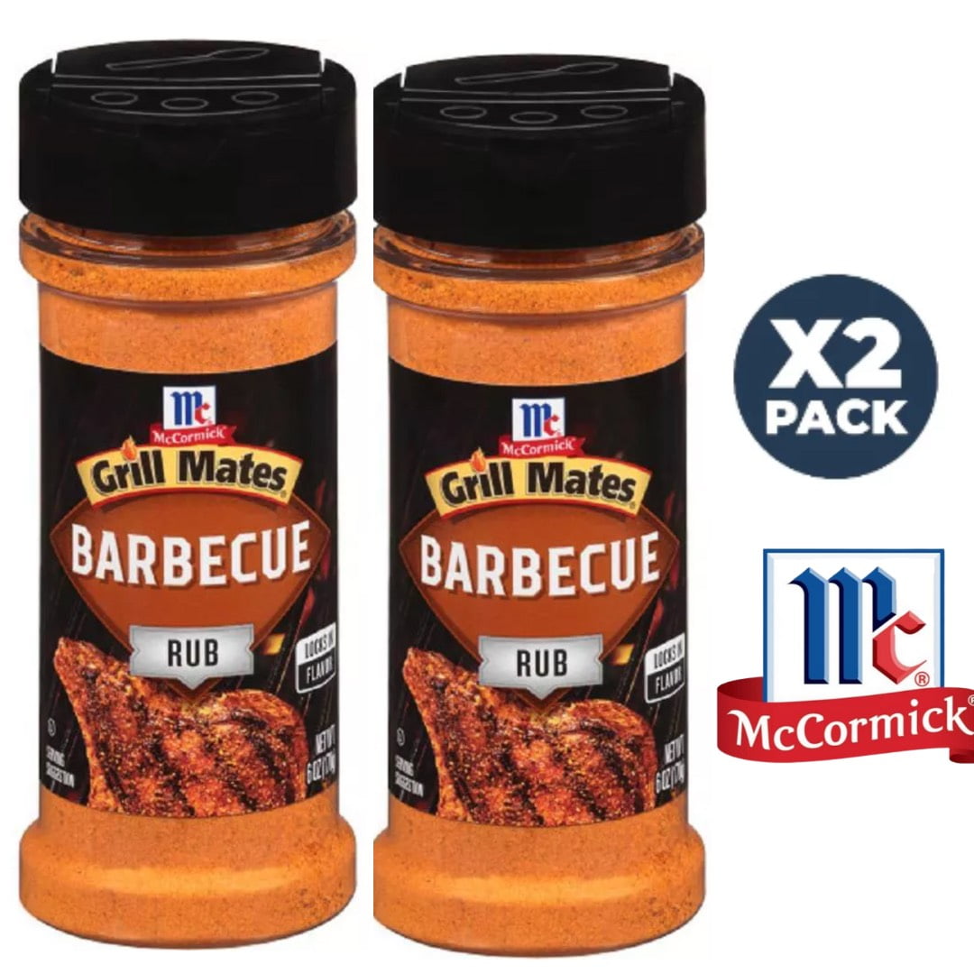 McCormick Grill Mates BBQ Rub 6oz pack of 2