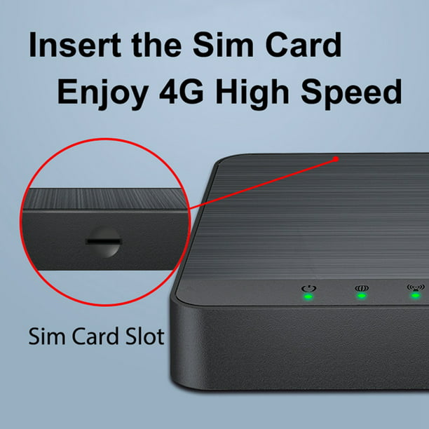 4G LTE Internet Router with Slot Unlocked Mobile Modem WiFi Port 300Mbps Wireless Lan - Walmart.com