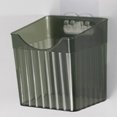 thumbnail image 6 of Wall Mounted Storage Bin Hanging Container Organizer Basket For Kitchen Bathroom Office Bedroom Transparent, 6 of 12
