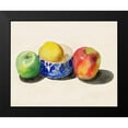 thumbnail image 2 of Ludwig, Alicia 18x15 Black Modern Framed Museum Art Print Titled - Still Life with Apples and Lemon I, 2 of 5