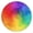 Rainbow Tie Dye, variant on Rainbow Tie Dye Ink Pattern Round Fitted Tablecloth with Elastic Edge,Dining Table Cover Waterproof,Outdoor Round Tablecloth for Camping,Dining,Indoor and Outdoor