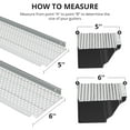 thumbnail image 2 of Garvee Gutter Guard 5 inch 52FT,Aluminum Gutter Cover System,Easy DIY Leaf Guard for Gutters fits Any Roof Gutter Type,Easy Installation,Silver, 2 of 9