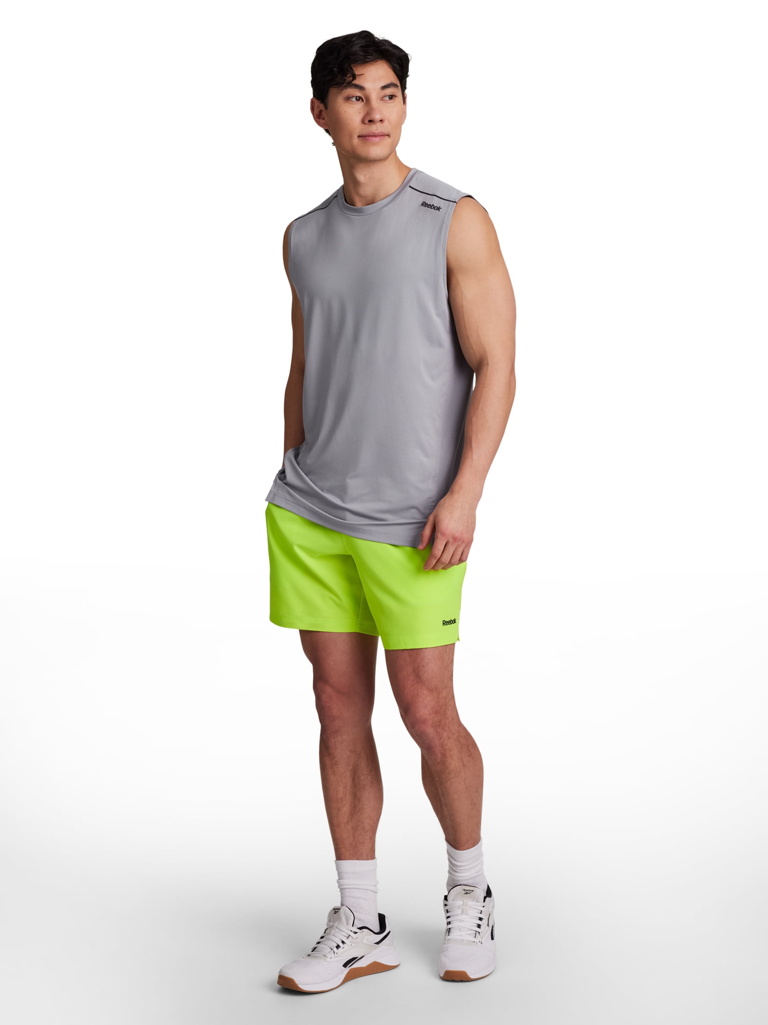 Reebok Men's and Big Men's Urban Woven Short, 7" inseam, Sizes XS-5XL