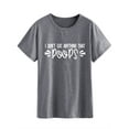 thumbnail image 3 of TWZH Women I Don't Eat Anything Letter T-Shirt Short Sleeve Funny Tee, 3 of 6